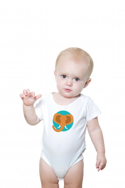 Baby romper Elephant