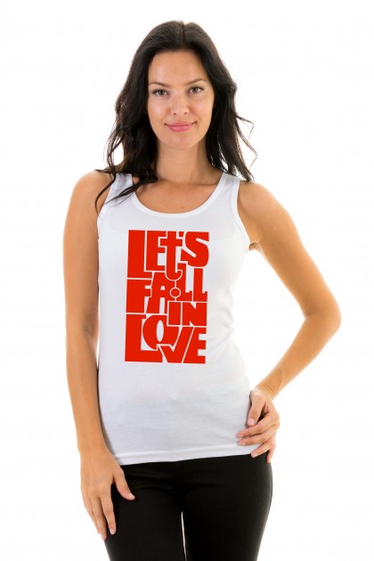 Tanktop Let's fall in love