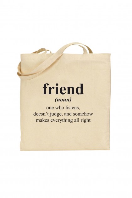 Tote bag Friend