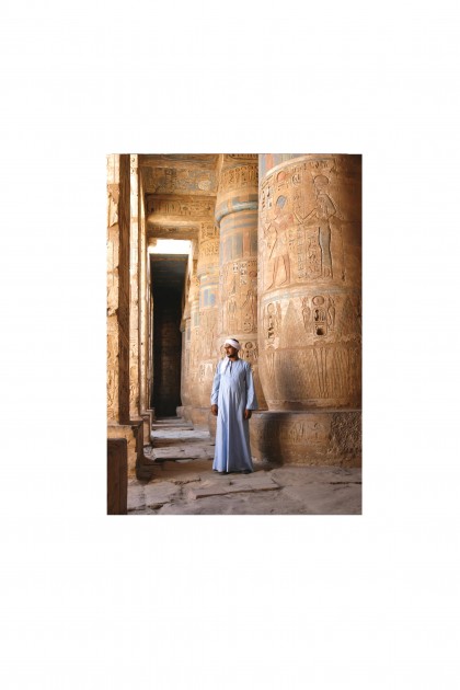 Poster Guardian of The Temple - Louxor - Egypt By Emmanuel Catteau
