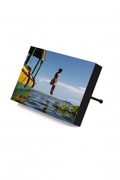 Frame to go Jump in Tonle Sap Lake - Cambodia By Emmanuel Catteau