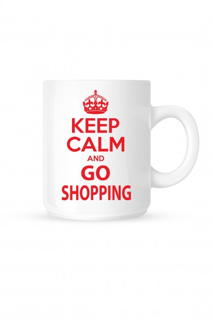 Mug Keep calm and go shopping