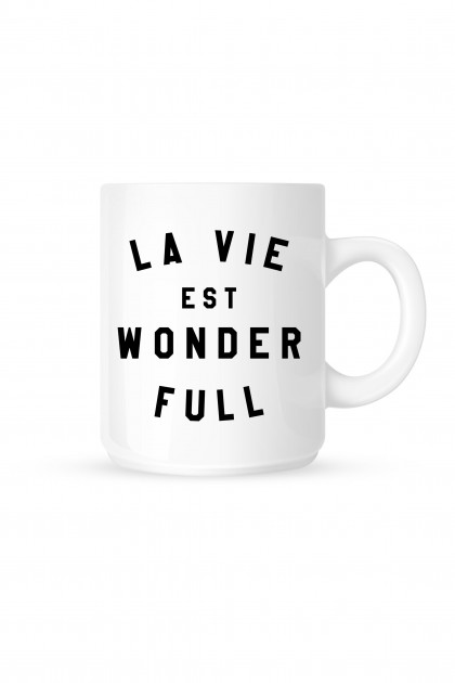 Mug La Vie Est Wonderfull