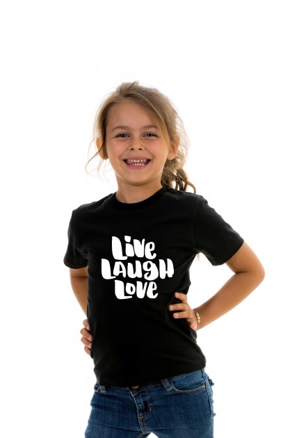 T-shirt kid Live Laugh Love