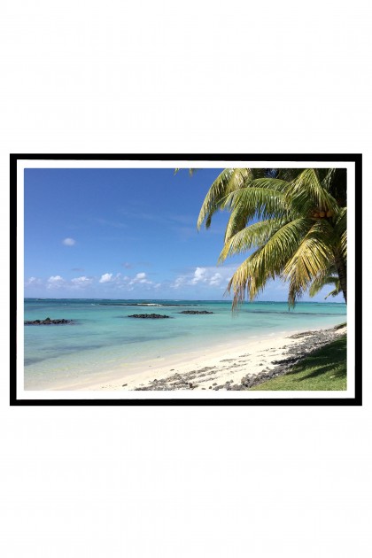 Poster with frame Mauritius By Emmanuel Catteau