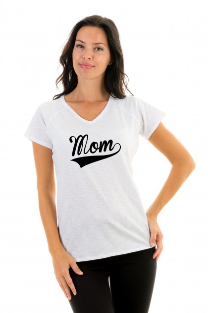 T-shirt v-neck Mom