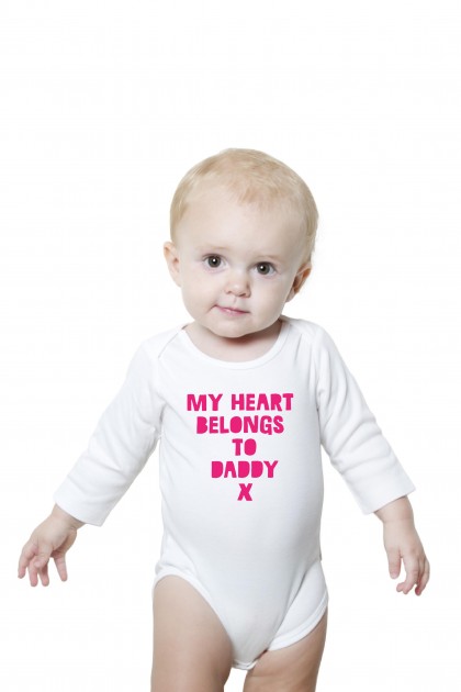 Baby romper My Heart Belongs To Daddy