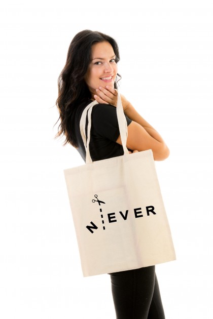 Tote bag Never