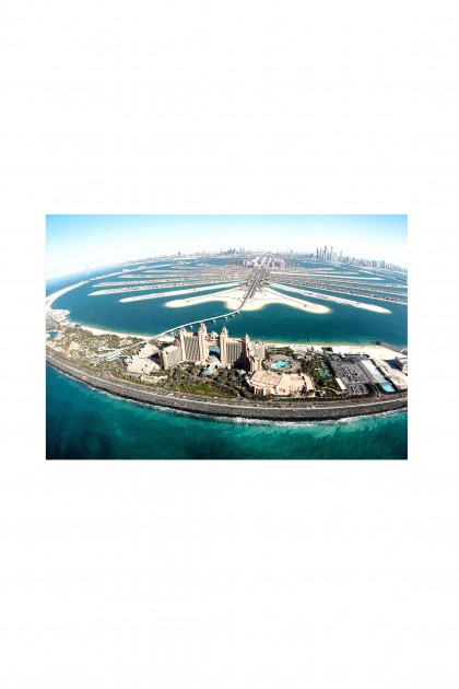 F. Reusable sticker Palm Jumeirah By Emmanuel Catteau