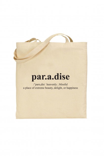 Tote bag Paradise