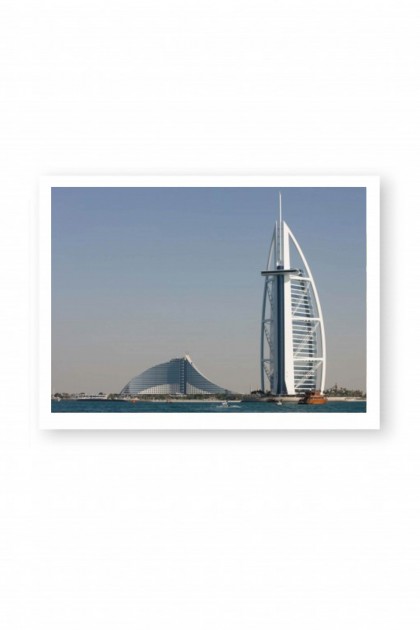 Poster Back of Burj Al Arab By Emmanuel Catteau