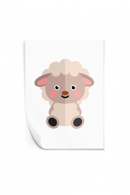 Reusable sticker Sheep