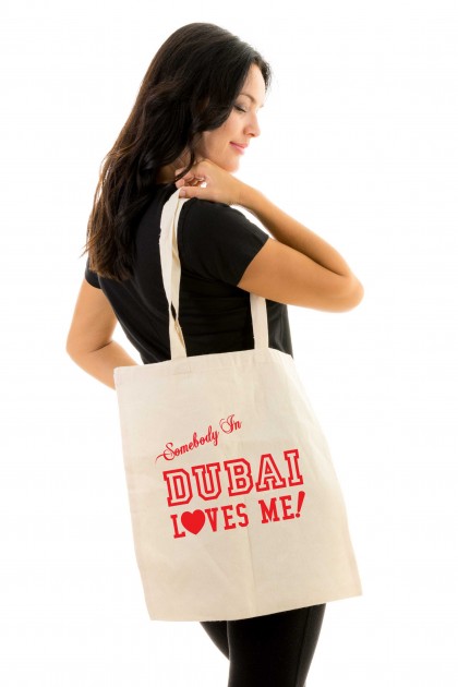 Tote bag Dubai Loves Me!