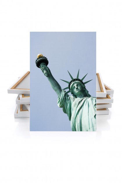 Canvas Statue of Liberty - New-York - USA - By Emmanuel Catteau
