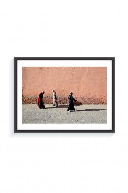 Poster with frame Streets Of Marrakech - Morrocco  By Emmanuel Catteau