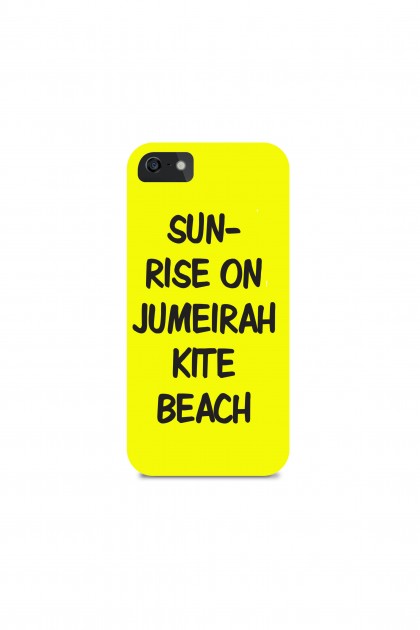 Phone case Sunrise on Jumeirah kite Beach