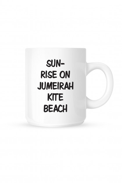 Mug Sunrise on Jumeirah kite Beach