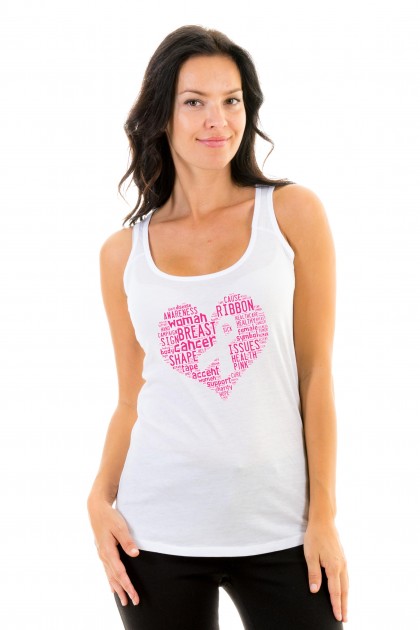 Tanktop Pink Ribbon