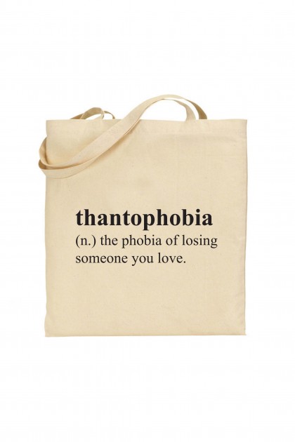 Tote bag Thantophobia