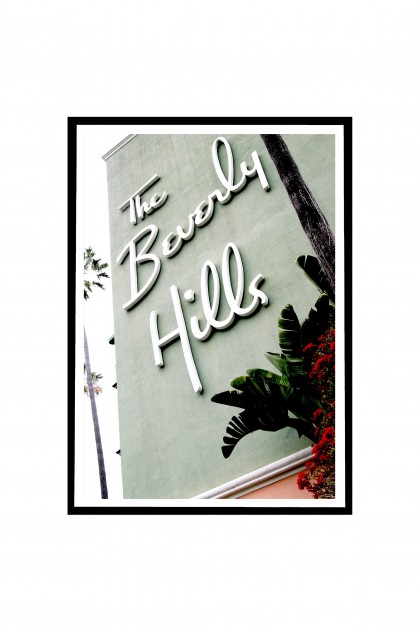 Poster with frame The Beverly Hills - California - Usa By Emmanuel Catteau