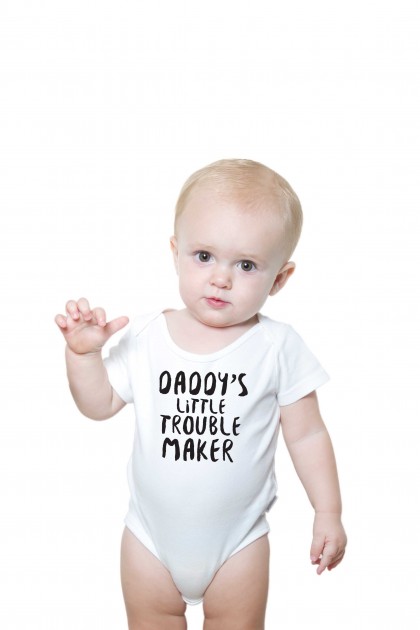 Baby romper Daddy's Little Trouble Maker