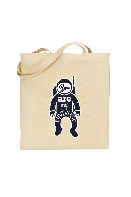 Tote bag You Are My Universe