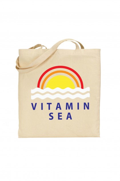 Tote bag Vitamin sea