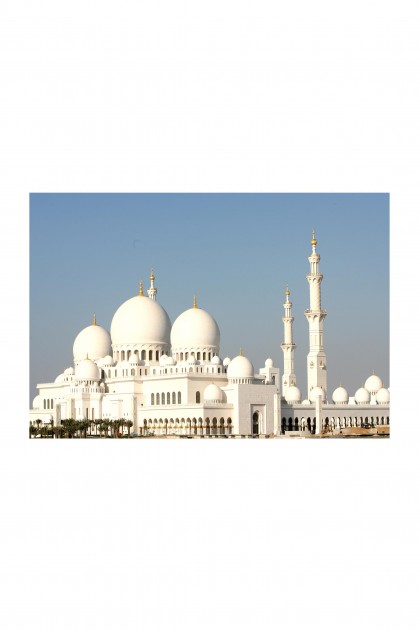 Poster Zayed Mosque - Abu Dhabi - UAE By Emmanuel Catteau