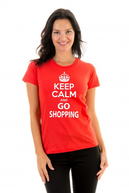 T-shirt Keep calm and go shopping