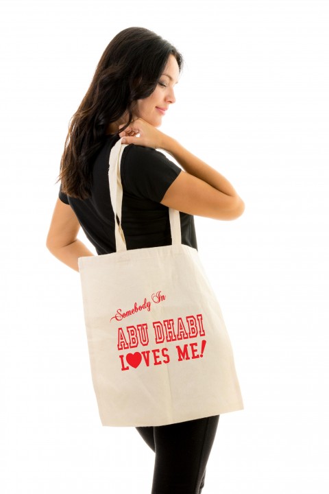 Tote bag Abu Dhabi Loves Me!