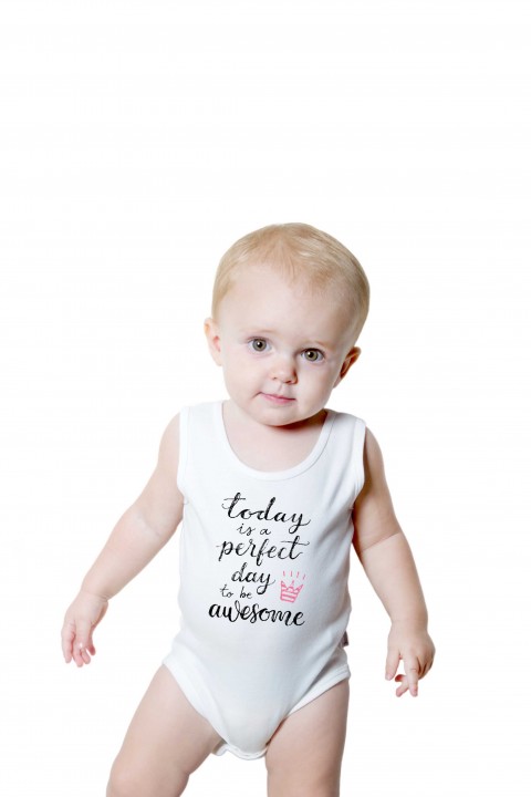 Baby romper Perfect Day To Be Awesome