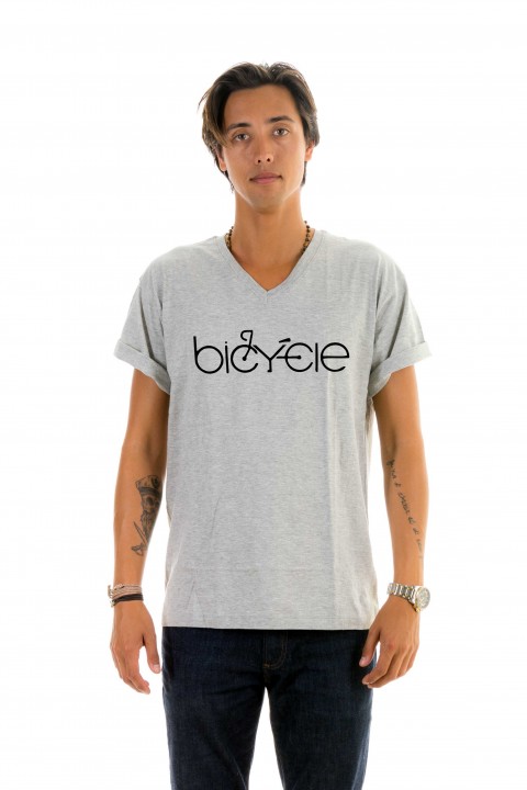 T-shirt v-neck Bicycle