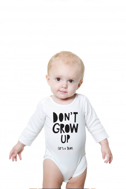 Baby romper Don't Grow Up It's A Trap