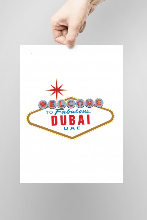 Poster Welcome to Fabulous Dubai