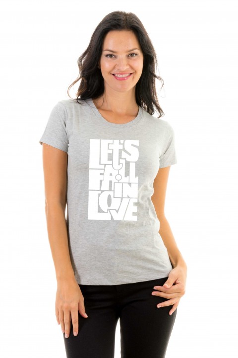 T-shirt Let's fall in love