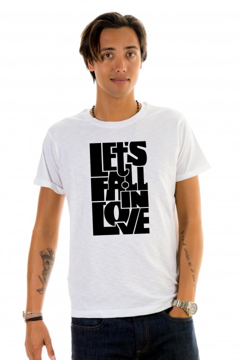 T-shirt Let's fall in love