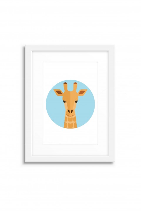 Poster with frame Giraffe
