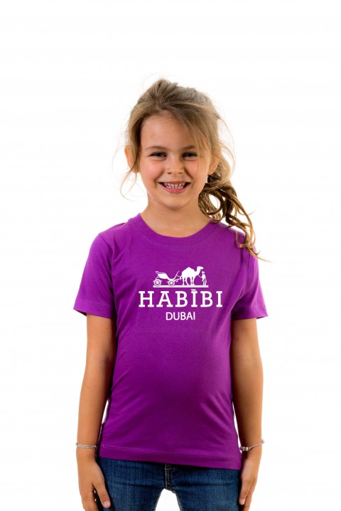 T-shirt kid Habibi Dubaï