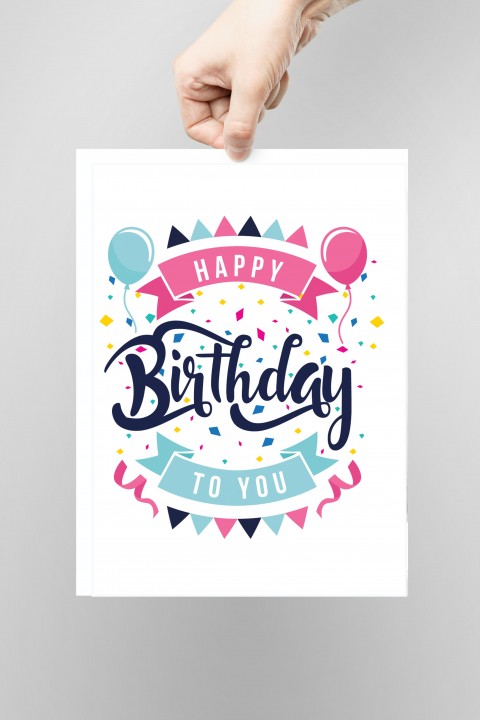 Poster Happy Birthday to You