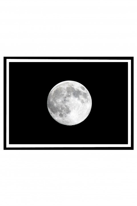 Poster with frame Full Moon By Emmanuel Catteau