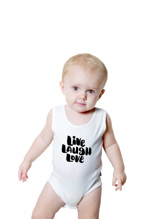 Baby romper Live Laugh Love