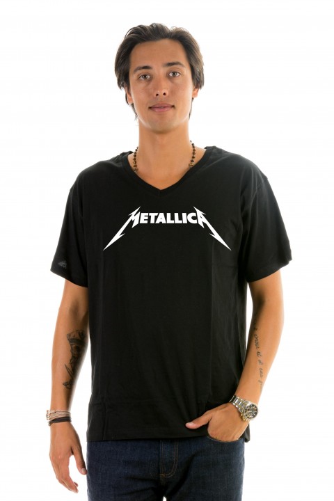 T-shirt v-neck Metallica