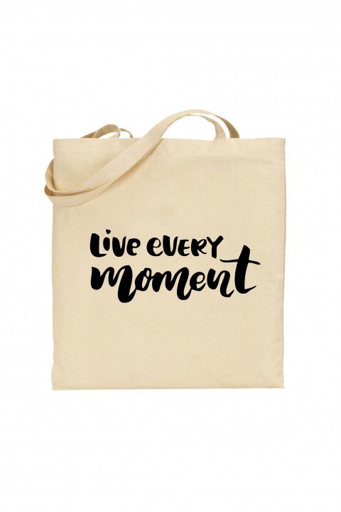 Tote bag Live Every Moment