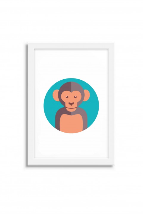 Poster with frame Monkey