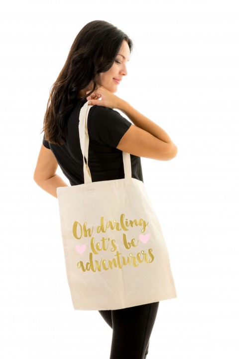 Tote bag Let's Be Adventurers