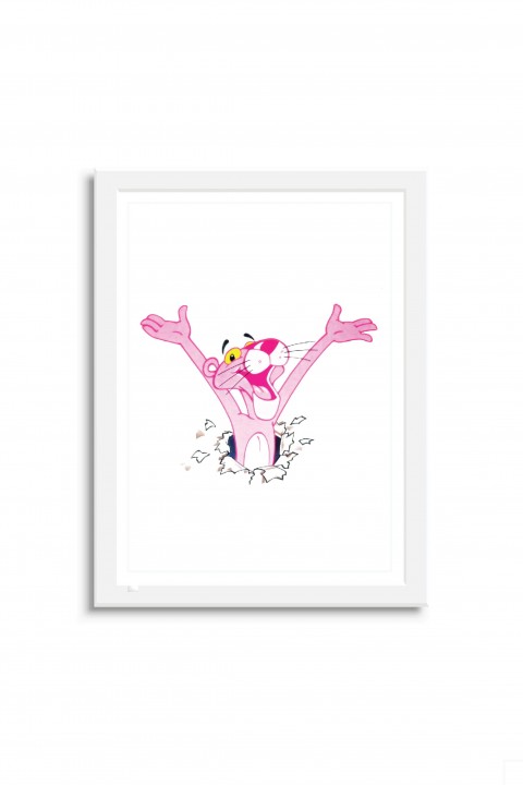 Poster with frame Pink Panther