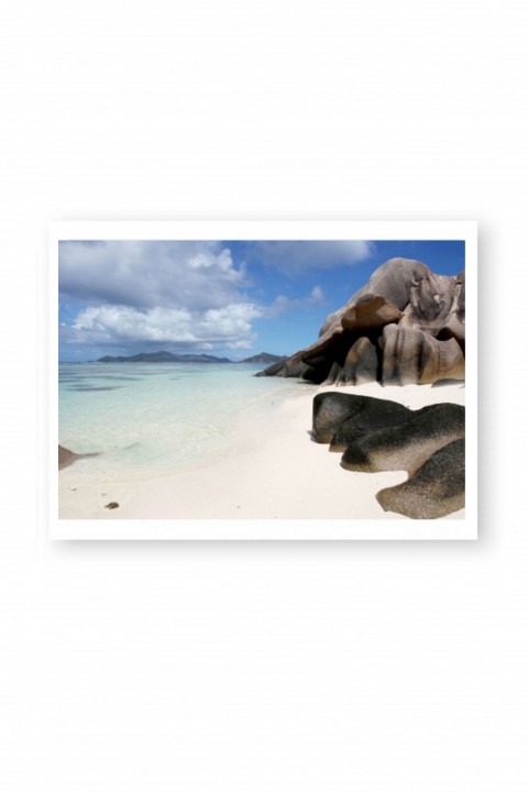 Poster Anse Source d'Argent - Seychelles By Emmanuel Catteau