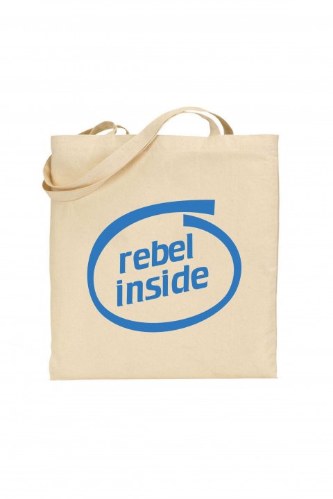 Tote bag Rebel inside