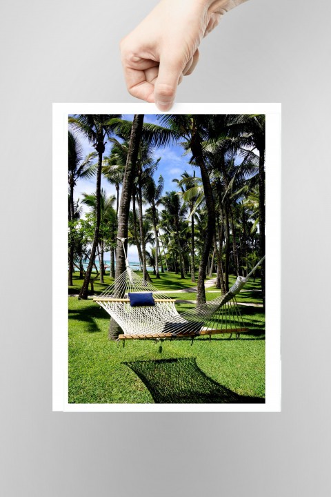 Poster Relax in Mauritius By Emmanuel Catteau