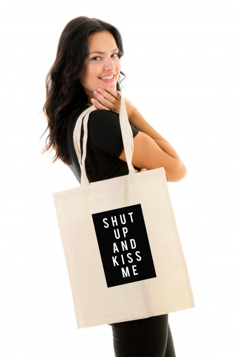 Tote bag Shut Up And Kiss Me
